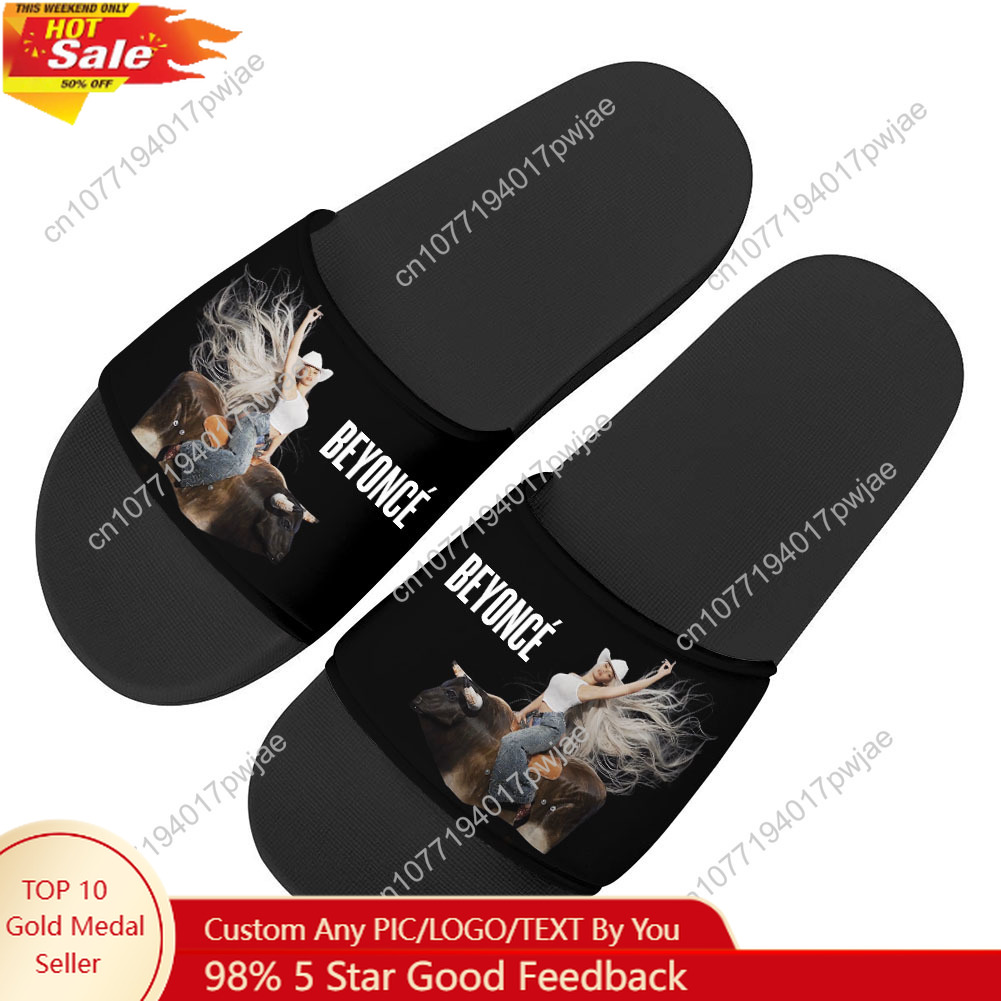 Home Outside Bathroom - Beyonce Rock Cowboy Carter Slippers Mens