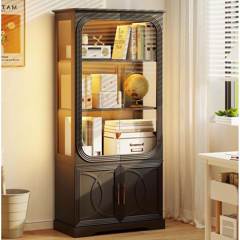 Home & Bathroom Building Products Pte Ltd Reviews - 69 Tall Glass Display Cabinet with