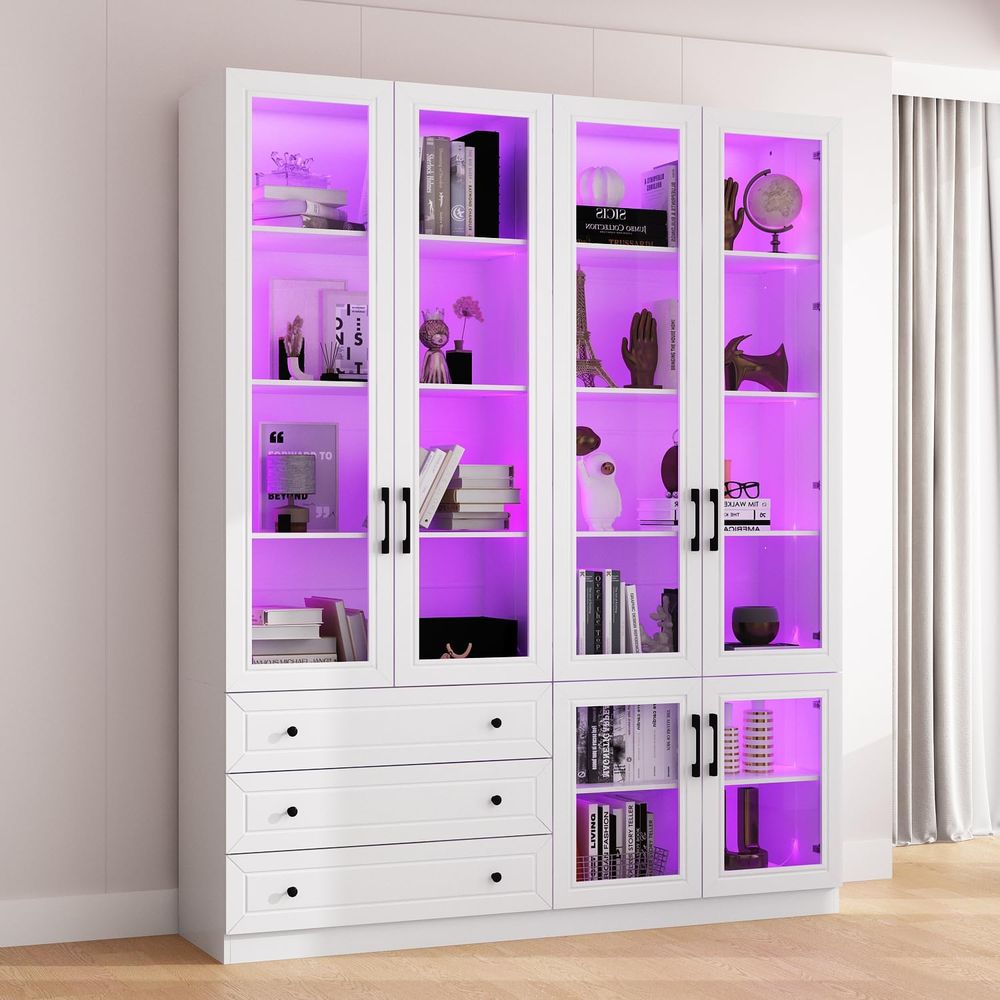 Home & Bathroom Building Products Pte Ltd Reviews - 63 Wide Glass Door Display Cabinet
