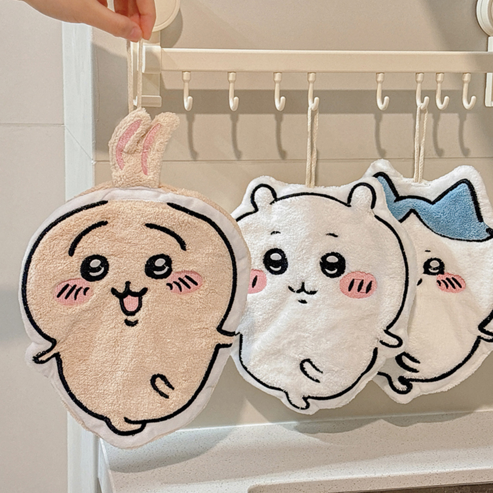 Home Bathroom Gadgets - Chiikawa Usagi Hachiware Super Absorbent Hanging