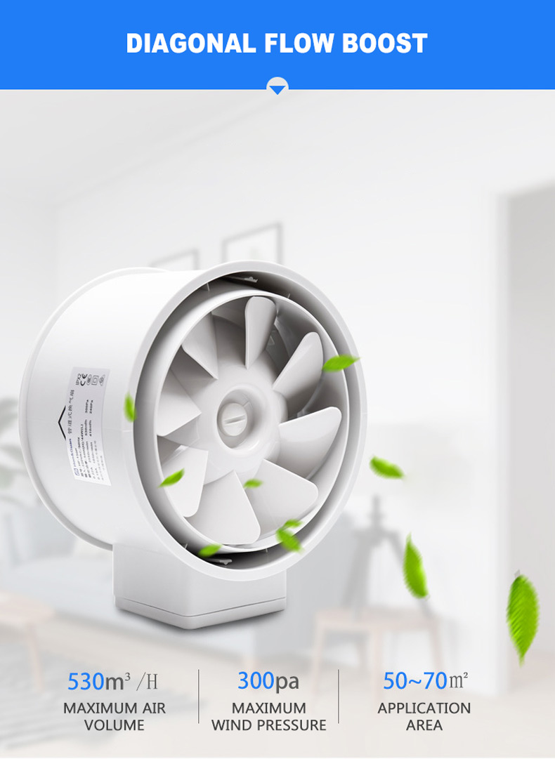 2026 6'' Inline Duct Fan Air V – обзор и цена Home Bathroom Extractor Fan