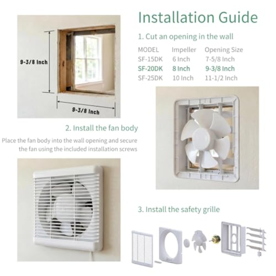 8 Window Shutter Exhaust Fan x – обзор и цена Home Bathroom Extractor Fan