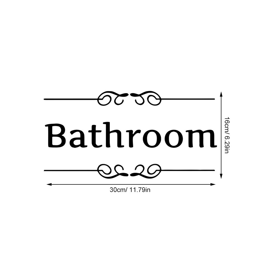4Pcs Bathroom Wall Stickers To – обзор и цена Home Bathroom Door Design