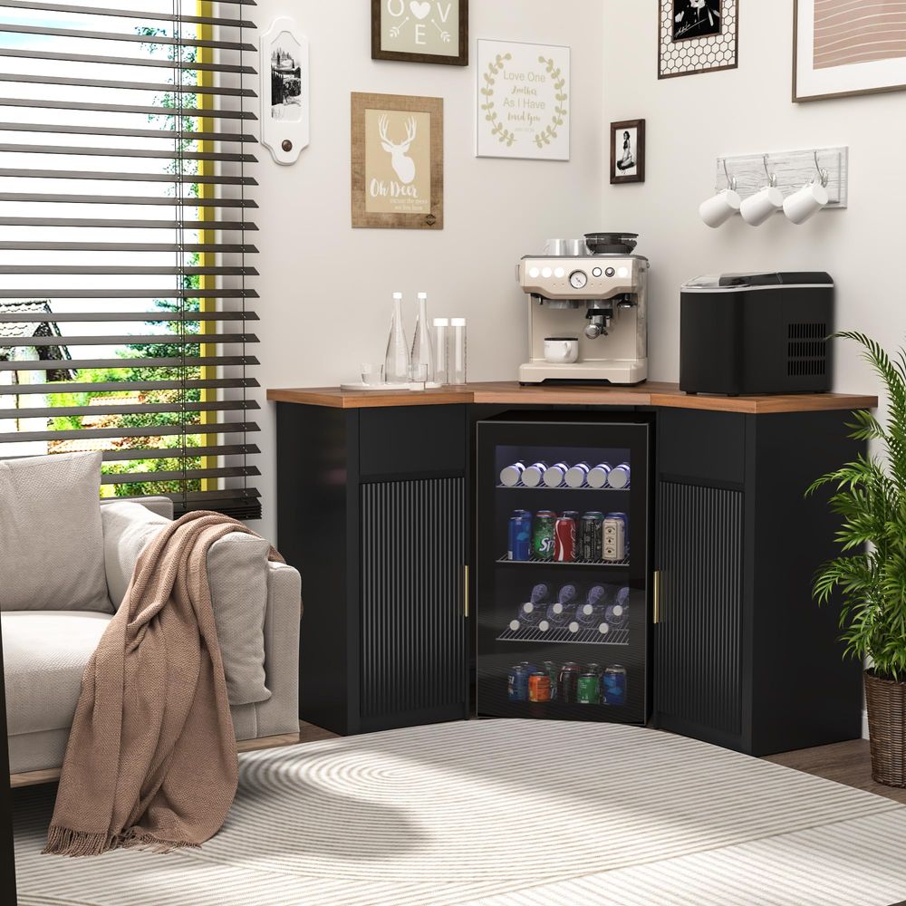 Corner Bar Cabinet with Fridge – обзор и цена Home & Bathroom Building Products Pte Ltd Reviews