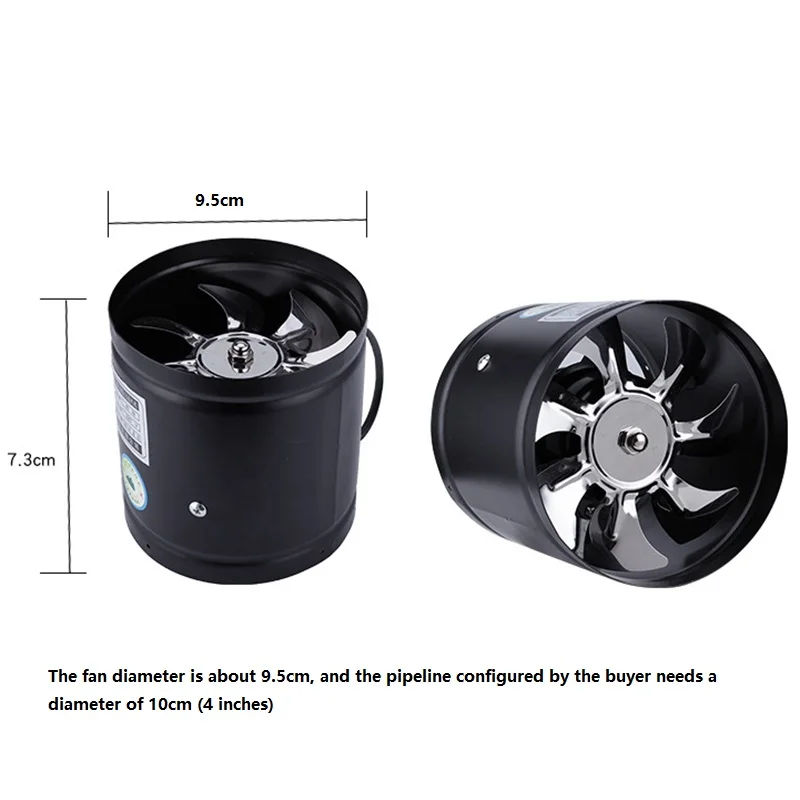 4 Inch Fan Air Ventilator For  – обзор и цена Home Bathroom Extractor Fan