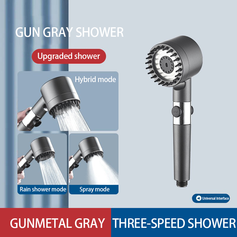 High-pressure Shower Head 3-mo – обзор и цена Home Bathroom Taps