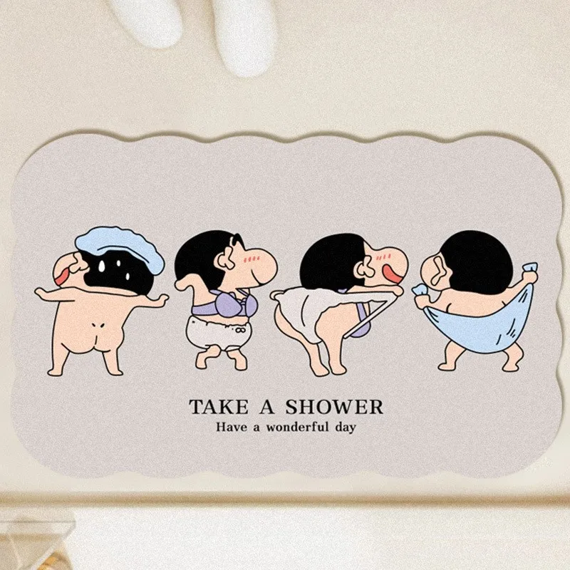 Cartoon Cute Crayon Shin-chan  – обзор и цена Home Goods Bathroom Mats