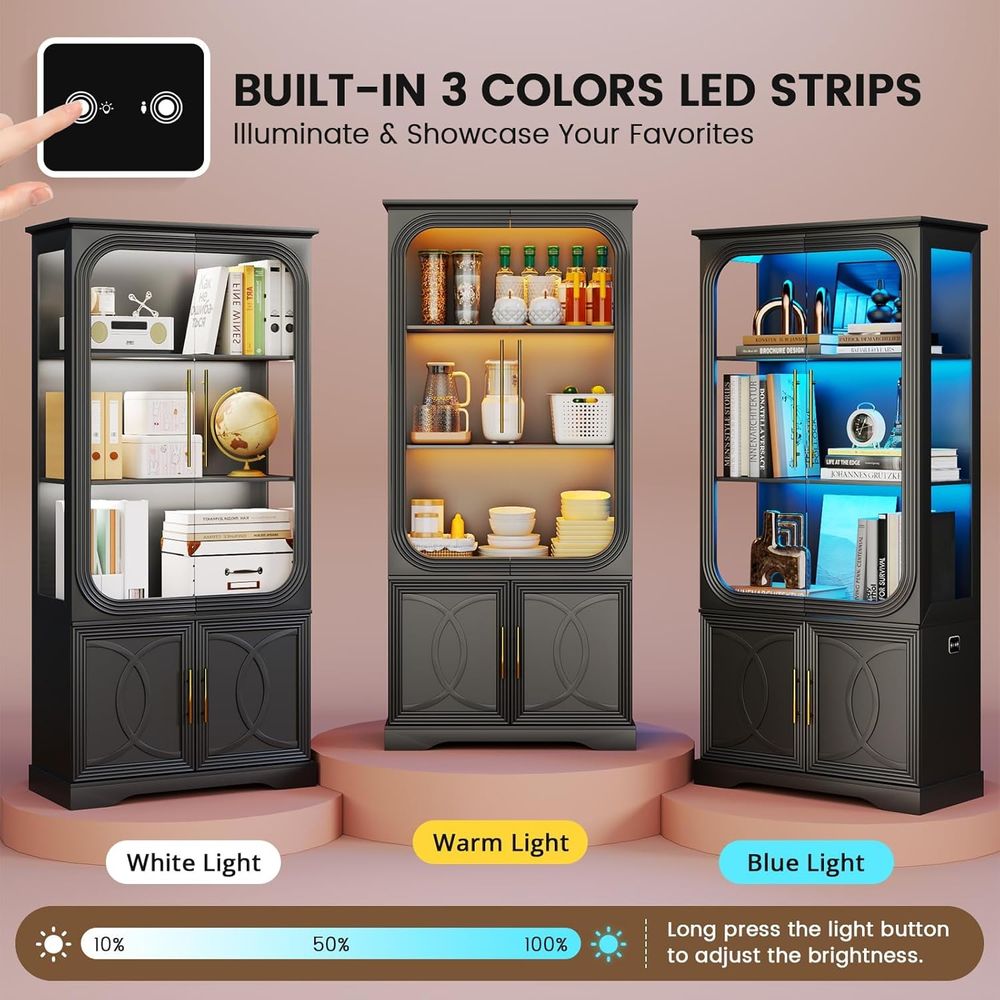 69 Tall Glass Display Cabinet  – обзор и цена Home & Bathroom Building Products Pte Ltd Reviews