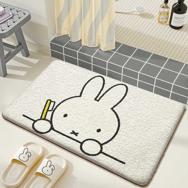 Kawaii Miffy Floor Mat Cute Ca – обзор и цена Home Goods Bathroom Mats
