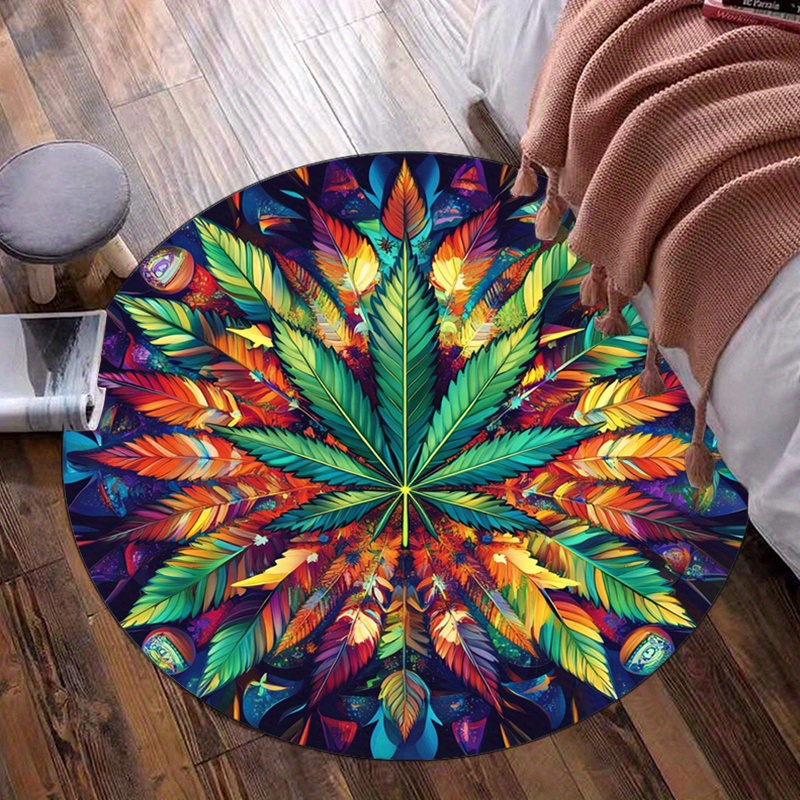 Colorful Feather Mandala Round – обзор и цена Home Bathroom Door Design