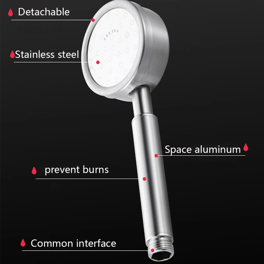 304 Stainless Steel Shower Hea – обзор и цена Home Bathroom Taps
