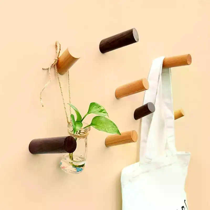 Wall Hanger Wood Hook Beech Ho – обзор и цена Home Bathroom Gadgets