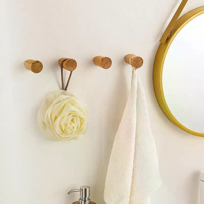 Wall Hanger Wood Hook Beech Ho – обзор и цена Home Bathroom Gadgets