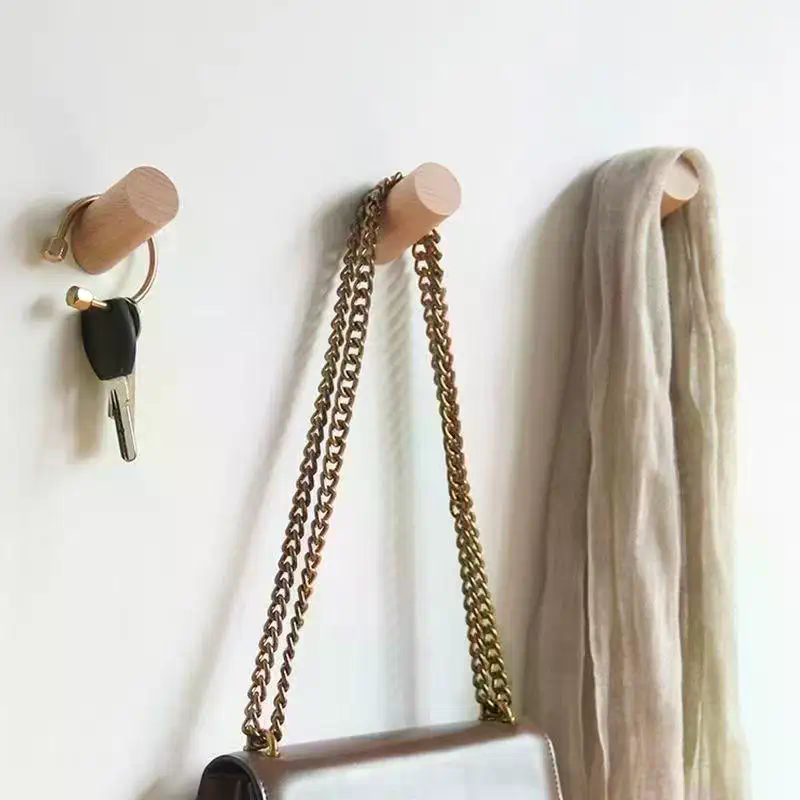 Wall Hanger Wood Hook Beech Ho – обзор и цена Home Bathroom Gadgets