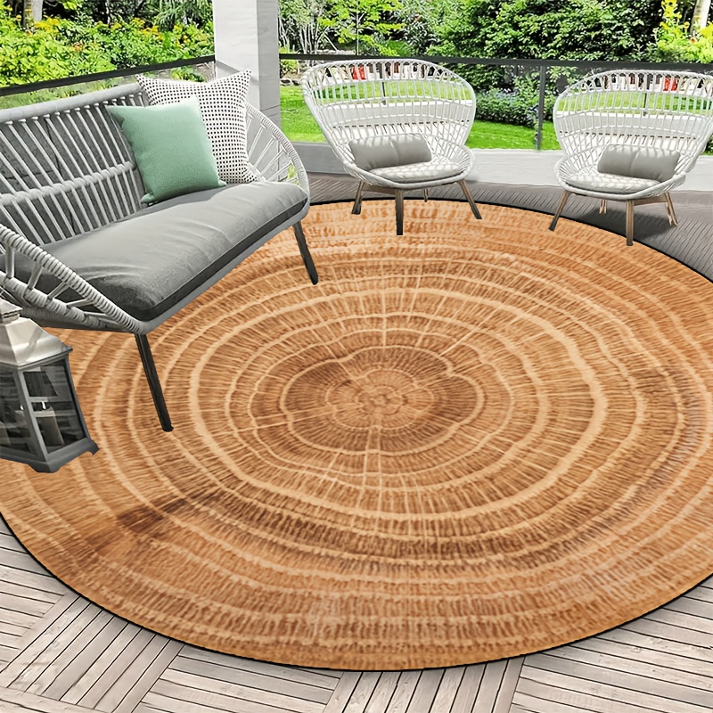 Wood Grain Tree Ring Rug Round – обзор и цена Home Bathroom Door Design