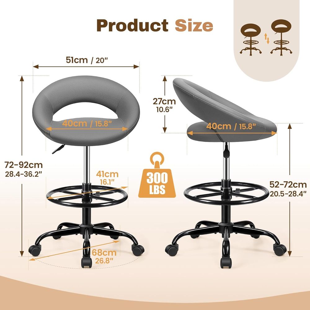 Gray 2-Pack Ergonomic PU Leath – обзор и цена Home & Bathroom Building Products Pte Ltd Reviews
