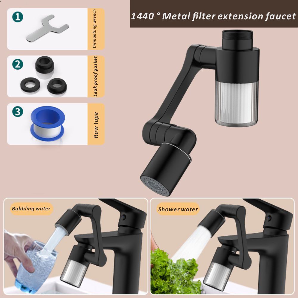 New Black 1440° Rotatable with – обзор и цена Home Bathroom Taps