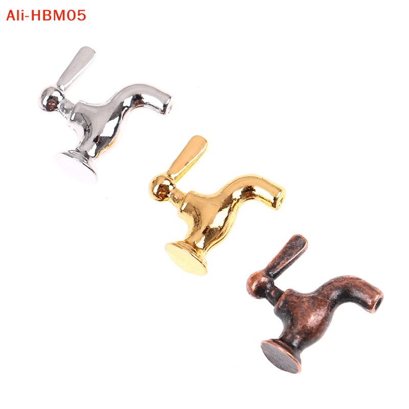 (HB05)4pcs/set 1:12 Dollhouse  – обзор и цена Home Bathroom Taps