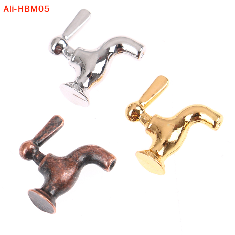 (HB05)4pcs/set 1:12 Dollhouse  – обзор и цена Home Bathroom Taps