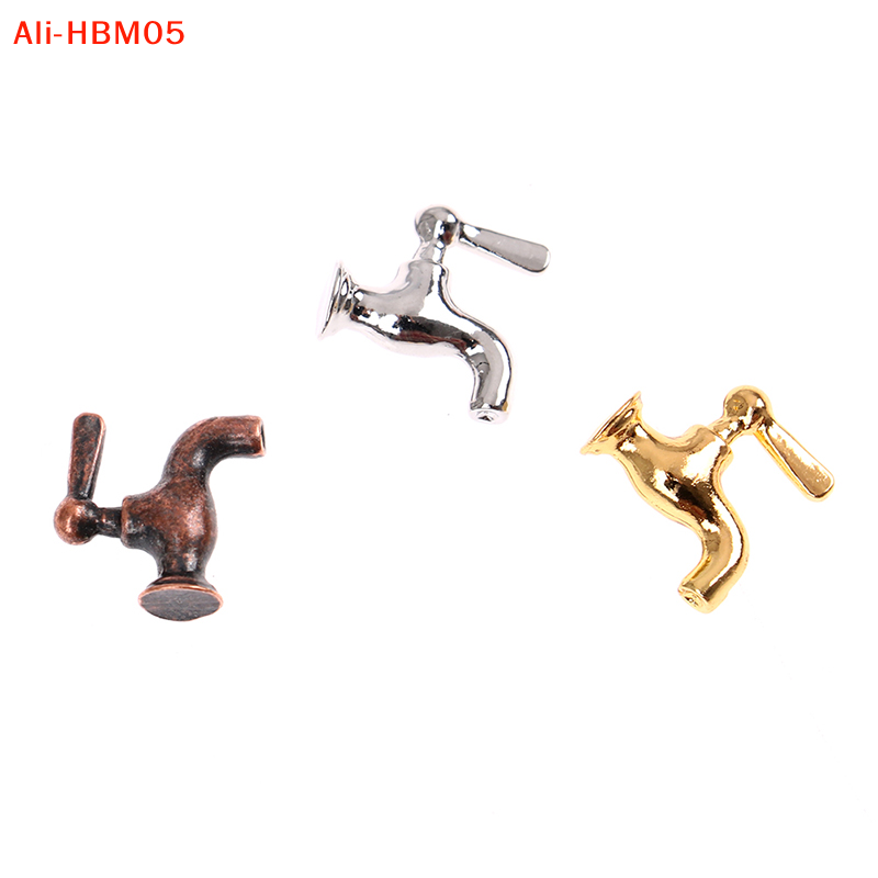 (HB05)4pcs/set 1:12 Dollhouse  – обзор и цена Home Bathroom Taps