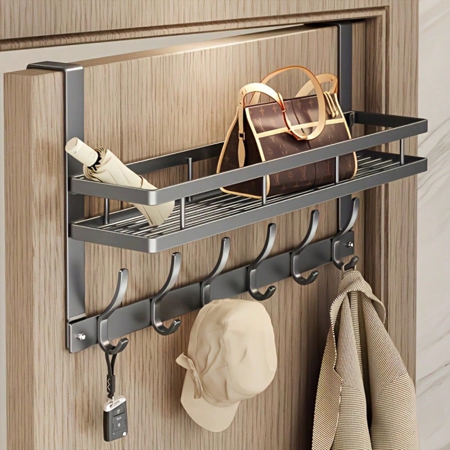 Heavy Metal Door Storage Rack- – обзор и цена Home Bathroom Door Design