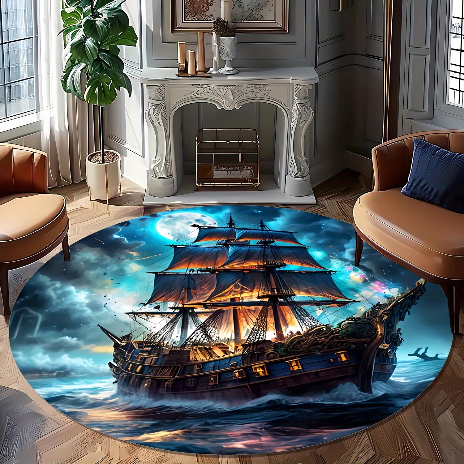 Pirate Ship Design Round Area  – обзор и цена Home Bathroom Door Design