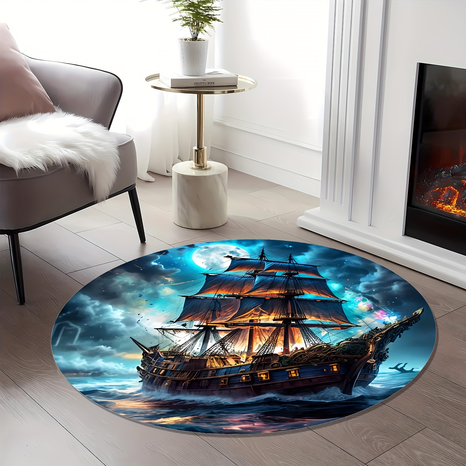 Pirate Ship Design Round Area  – обзор и цена Home Bathroom Door Design