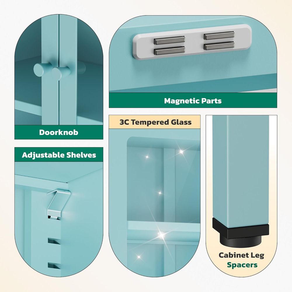 Tall Glass Display Cabinet for – обзор и цена Home & Bathroom Building Products Pte Ltd Reviews