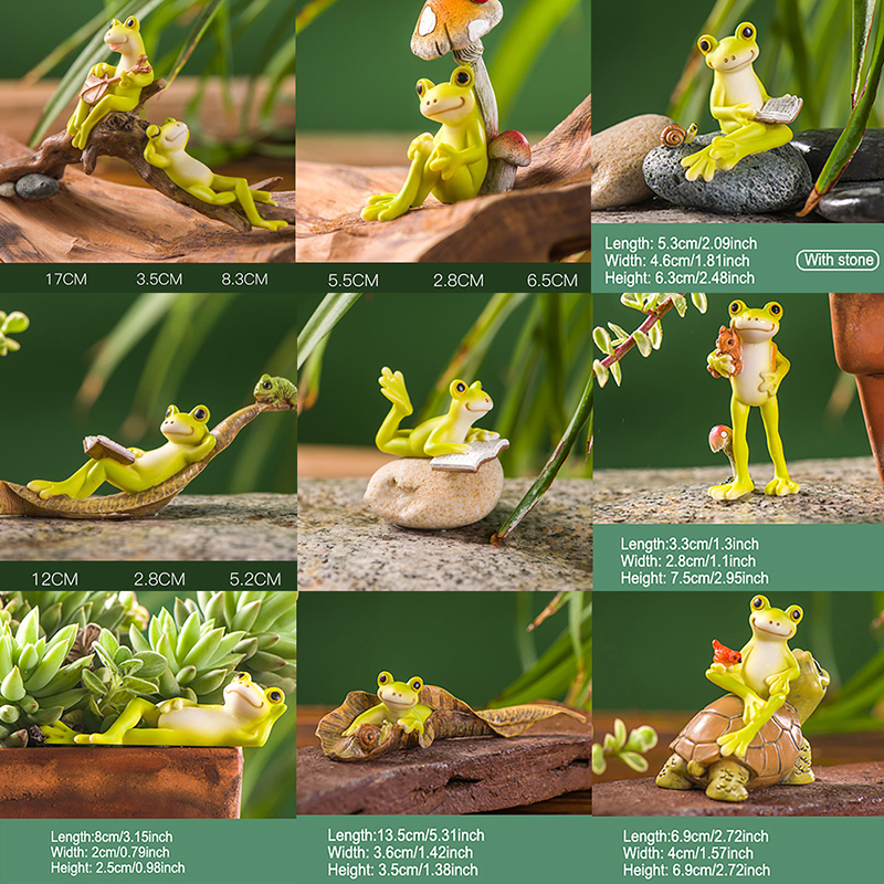 Resin Funny Frog Figurines For – обзор и цена Home Bathroom Gadgets