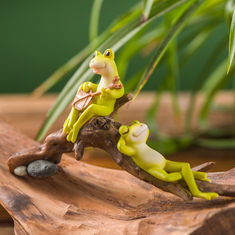 Resin Funny Frog Figurines For – обзор и цена Home Bathroom Gadgets
