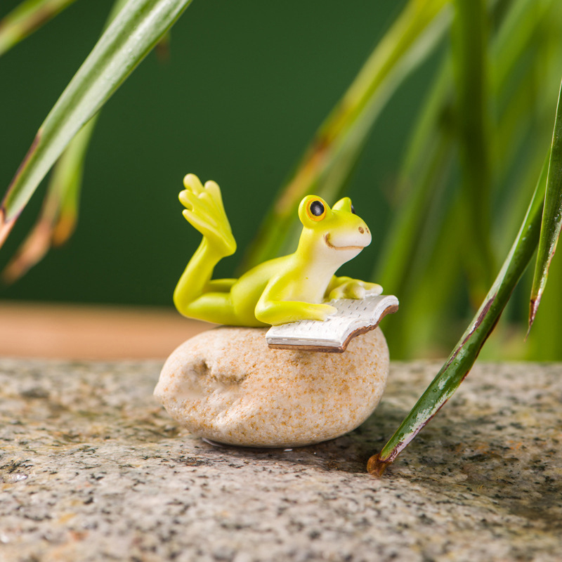 Resin Funny Frog Figurines For – обзор и цена Home Bathroom Gadgets