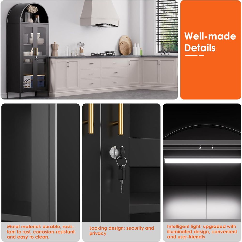 Arched Glass Display Cabinet w – обзор и цена Home & Bathroom Building Products Pte Ltd Reviews