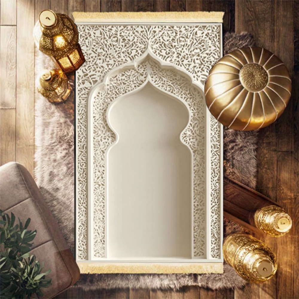 VIKAMA Islamic Prayer Rug With – обзор и цена Home Bathroom Door Design