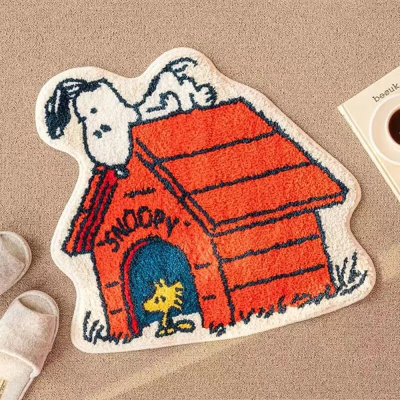 Cute Snoopy Cartoon Floor Mat  – обзор и цена Home Goods Bathroom Mats