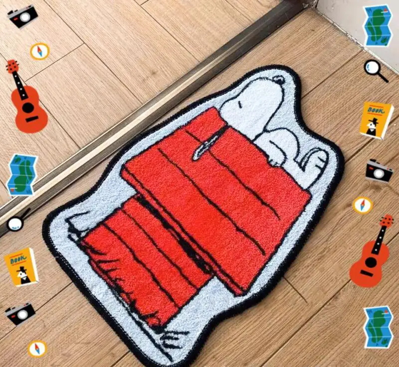 Cute Snoopy Cartoon Floor Mat  – обзор и цена Home Goods Bathroom Mats