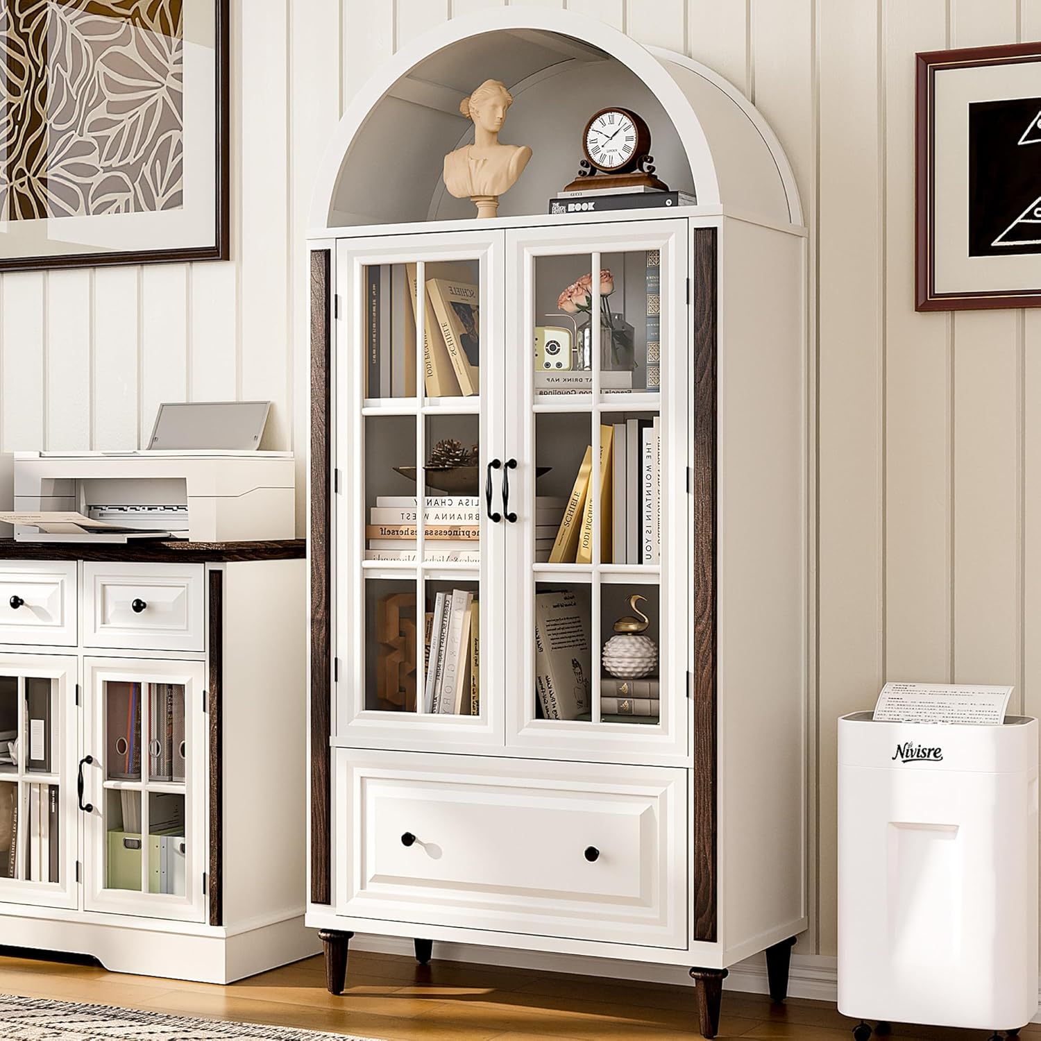 71” Handcrafted Arched Bookcas – обзор и цена Home & Bathroom Building Products Pte Ltd Reviews