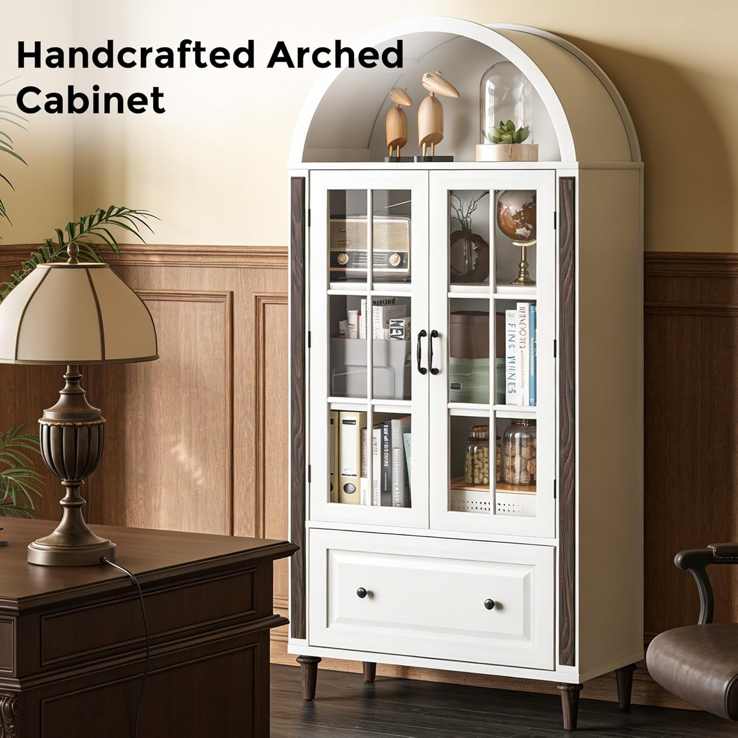 71” Handcrafted Arched Bookcas – обзор и цена Home & Bathroom Building Products Pte Ltd Reviews