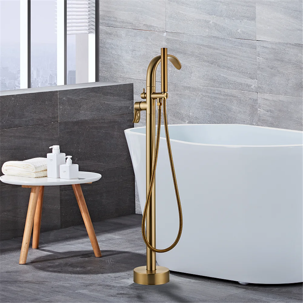Black Bathtub Faucet Set Floor – обзор и цена Home Bathroom Taps