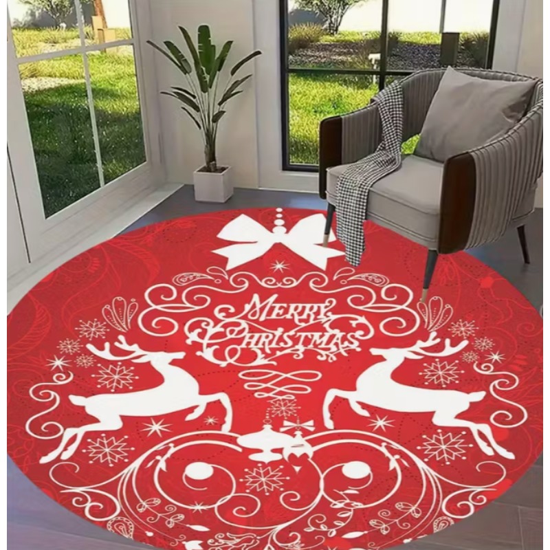 Christmas Themed carpet Santa  – обзор и цена Home Goods Bathroom Mats