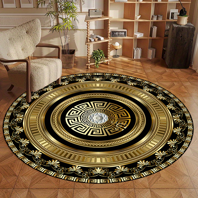 Greek Key Pattern Round Rug Fl – обзор и цена Home Bathroom Door Design