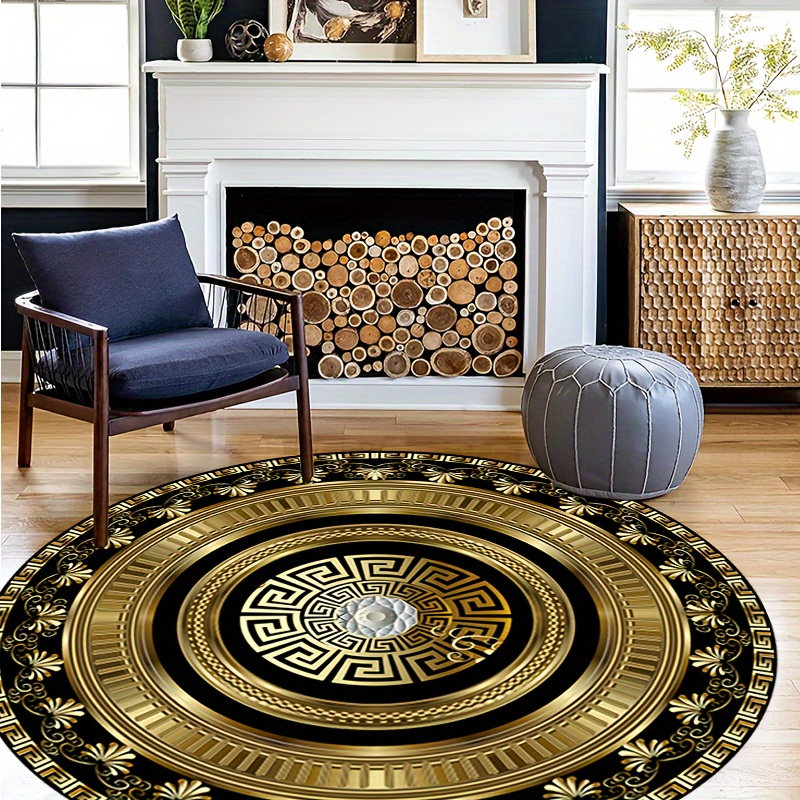 Greek Key Pattern Round Rug Fl – обзор и цена Home Bathroom Door Design