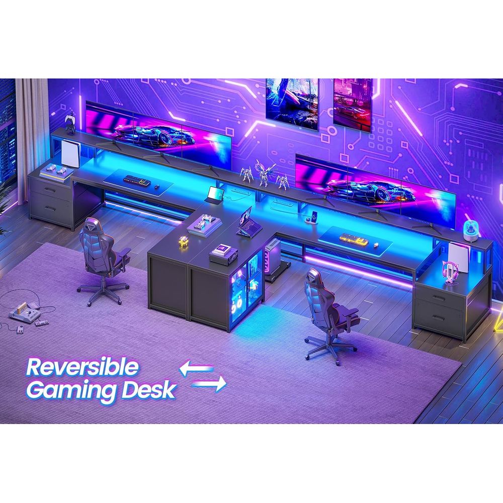 78.7 L-Shaped Gaming Desk with – обзор и цена Home & Bathroom Building Products Pte Ltd Reviews