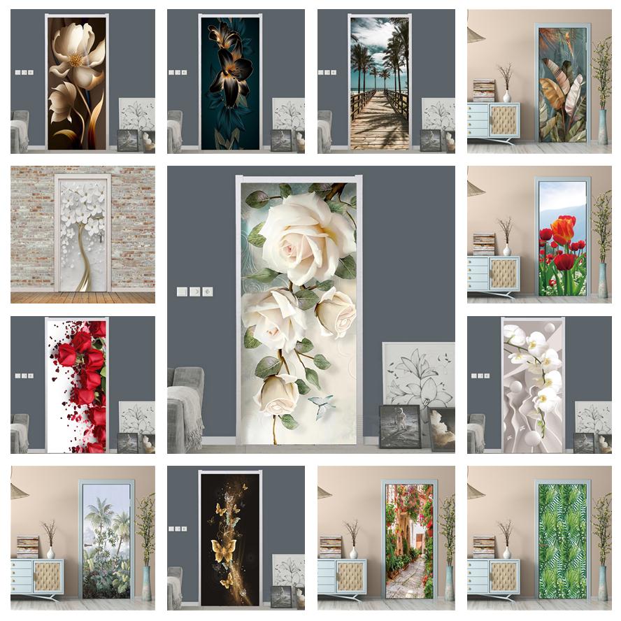 White Rose Flower Wallpaper Fo – обзор и цена Home Bathroom Door Design