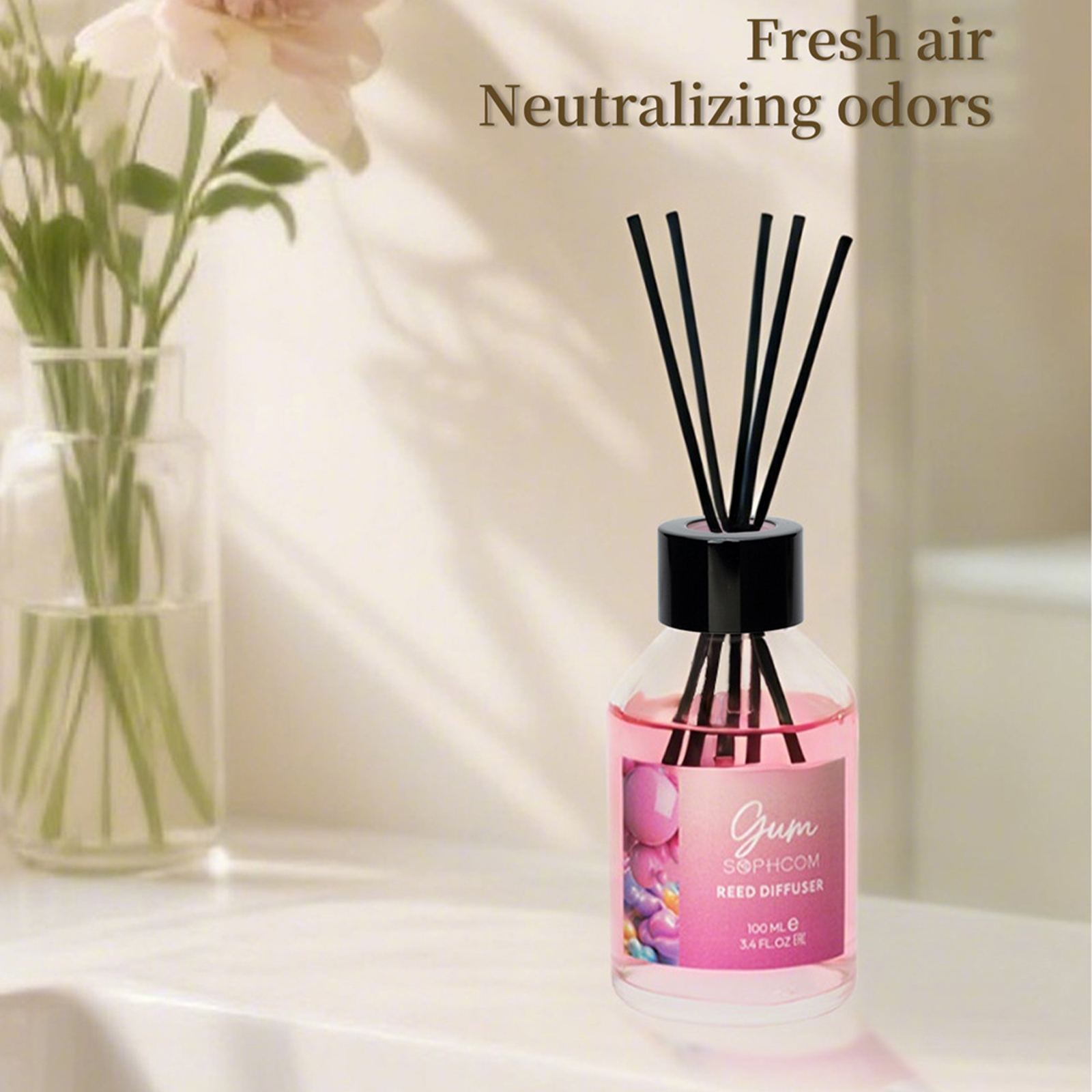 100ml Floral Fruity Reed Diffu – обзор и цена Home Bathroom Freshener