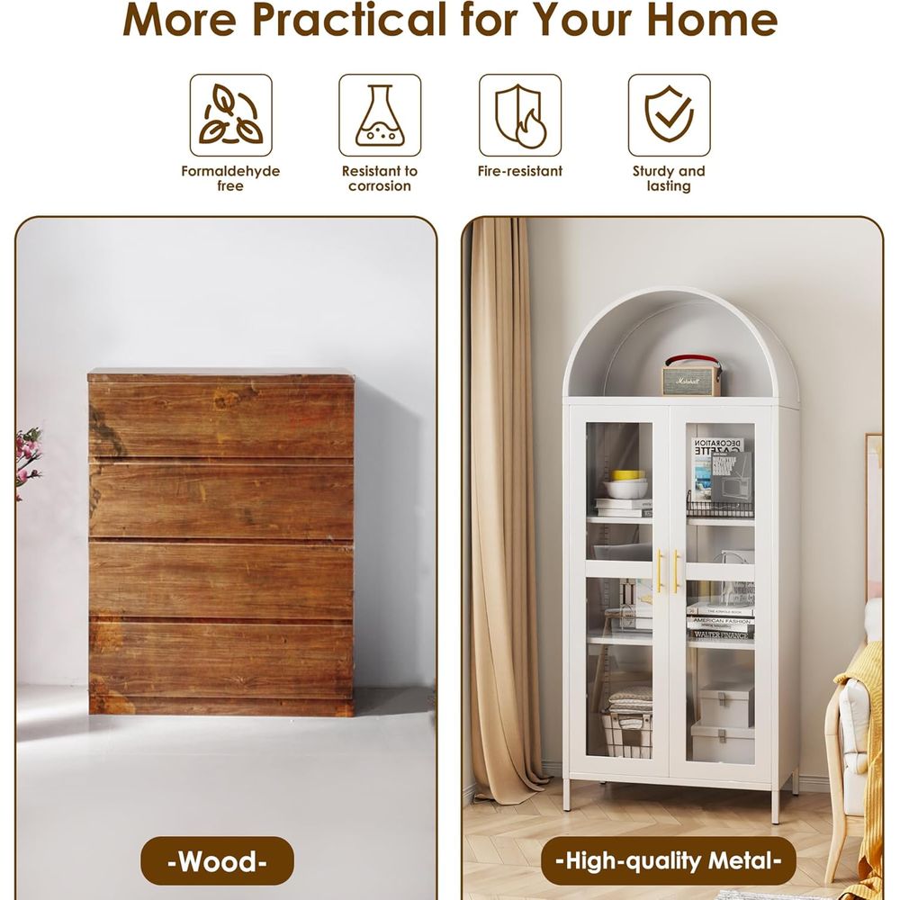 73 High White Arched Glass Doo – обзор и цена Home & Bathroom Building Products Pte Ltd Reviews